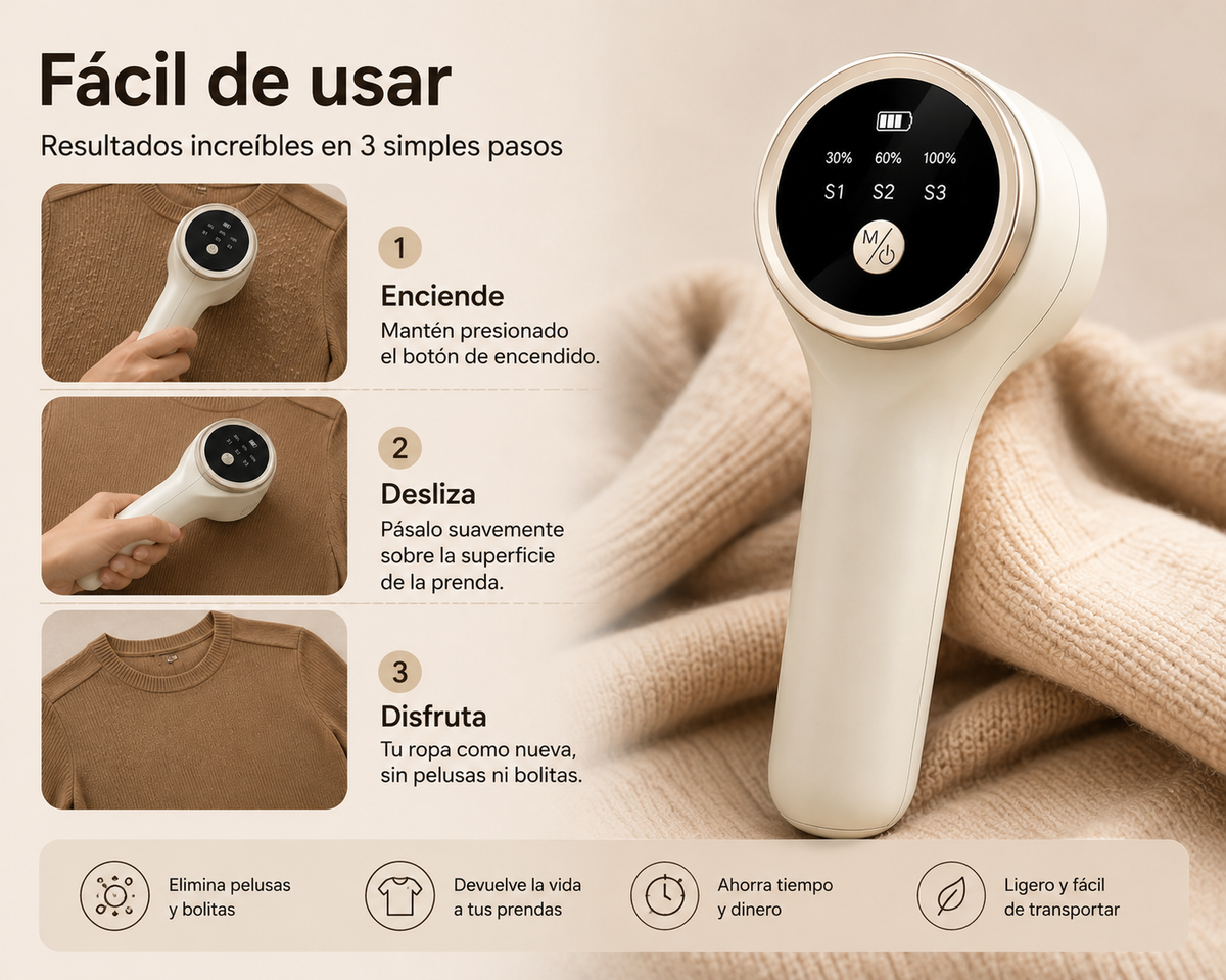 Quitapelusas eléctrico